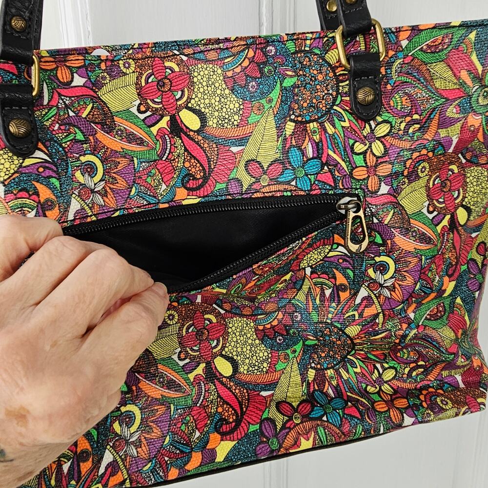 SakRoot handbag purse zip top bright boho hippie summer vacation travel - Picture 7 of 8
